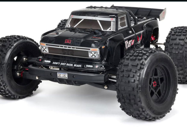 ARRMA Outcast 6S BLX Extreme Bash Monster Stunt Truck - Black