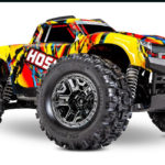 Traxxas Hoss 4X4 VXL RTR Monster Truck - Solar Flare