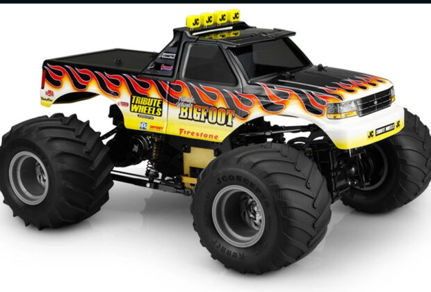 JConcepts 1993 Ford F250 Tribute Wheels Bigfoot Monster Truck Body